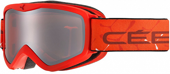 Горнолыжная маска детская Cebe Teleporter Mat Red Orange - Фото 1 большая