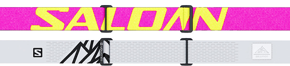 Горнолыжная маска Salomon Four Seven Photo White/AW Red - Фото 2 большая