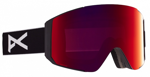 Горнолыжная маска Anon Sync Black/Prcv Sun Red - Фото 1 большая