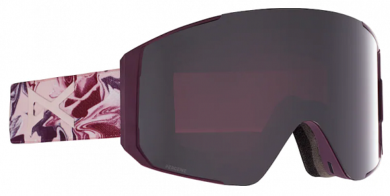 Горнолыжная маска женская Anon Sync Wavy/Prcv Sun Onyx - Фото 1 большая