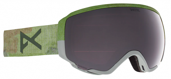 Горнолыжная маска женская Anon WM1 MFI W/SPR Camo/Prcv Sun Onyx - Фото 1 большая