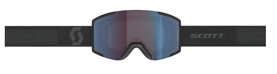 Горнолыжная маска Scott Shield+Extra Lens Mineral Black/Enhancer Blue - Фото 3 большая
