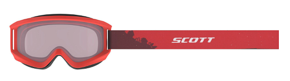 Горнолыжная маска детская Scott Agent Red/Enhancer - Фото 3 большая