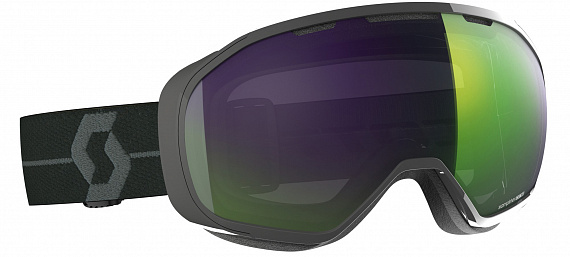 Горнолыжная маска Scott Fix Grey/Green Chrome - Фото 1 большая