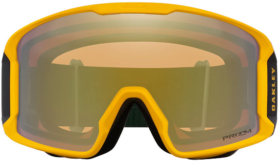 Горнолыжная маска Oakley Line Miner Prizm Sage Gold Iridium - Фото 2 большая
