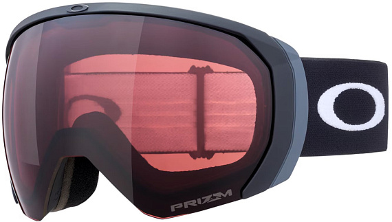 Горнолыжная маска Oakley Flight Path Matte Black/Prizm Garnet - Фото 1 большая