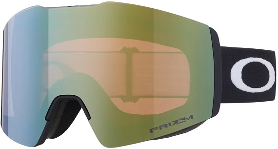 Горнолыжная маска Oakley Fall Line Matte Black/Prizm Sage Gold - Фото 1 большая