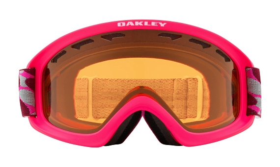 Горнолыжная маска Oakley O Frame 2.0 XS Octoflow Coral Pink/Persimmon - Фото 2 большая