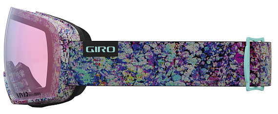 Горнолыжная маска женская Giro Lusi Pink Data Mosh - Фото 4 большая