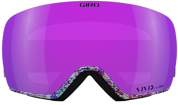 Горнолыжная маска женская Giro Lusi Pink Data Mosh - Фото 6 большая
