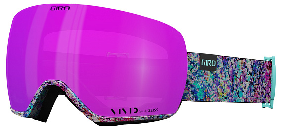 Горнолыжная маска женская Giro Lusi Pink Data Mosh - Фото 7 большая
