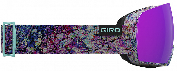 Горнолыжная маска женская Giro Lusi Pink Data Mosh - Фото 1 большая