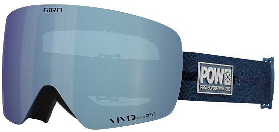 Горнолыжная маска Giro Contour Blue Pow - Фото 3 большая