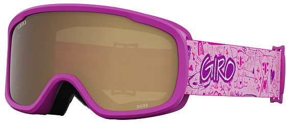 Горнолыжная маска детская Giro Buster Purple Koala - Фото 3 большая