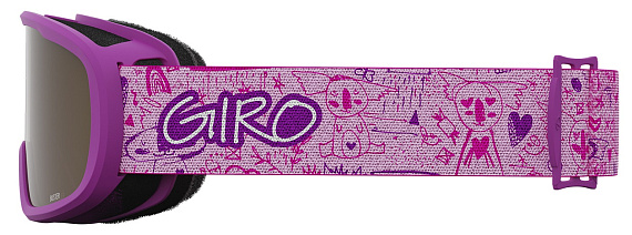 Горнолыжная маска детская Giro Buster Purple Koala - Фото 4 большая