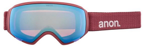 Горнолыжная маска женская Anon Wm1 Mfi W/Spr Blush/Prcv Cldy Pink - Фото 2 большая