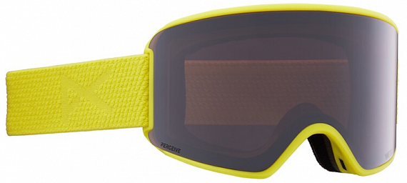 Горнолыжная маска женская Anon Wm3 W/Spr Lemon/Prcv Sun Onyx - Фото 1 большая
