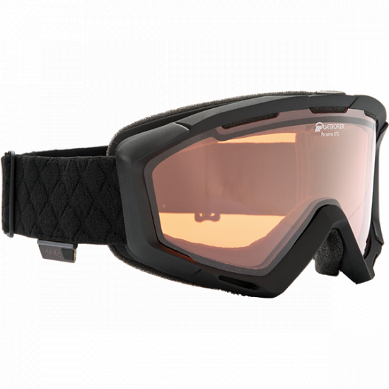 Горнолыжные очки Alpina PANOMA QH black S2 - Фото 1 большая