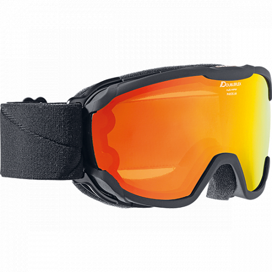 Горнолыжные очки детские Alpina Pheos Jr. MM Black MM Orange S2 - Фото 1 большая