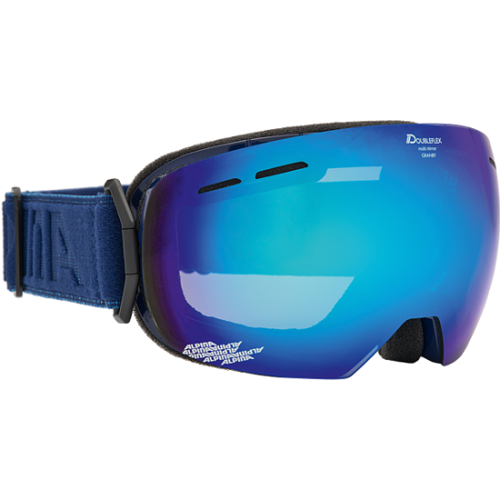 Горнолыжные очки Alpina GRANBY MM navy MM blue S2 - Фото 1 большая