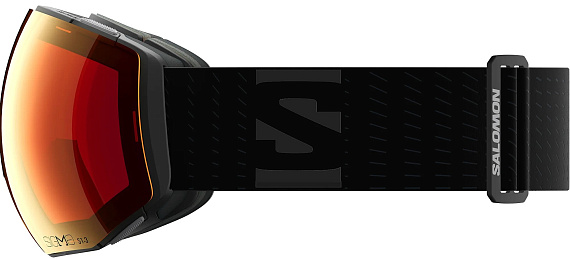 Горнолыжная маска Salomon Radium Prime Sigmaphoto Black/Poppy Red - Фото 4 большая
