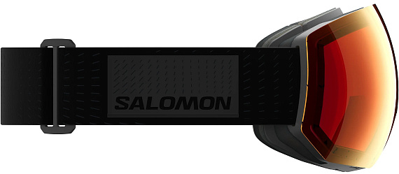 Горнолыжная маска Salomon Radium Pro Sigmaphoto Black/Poppy Red - Фото 2 большая