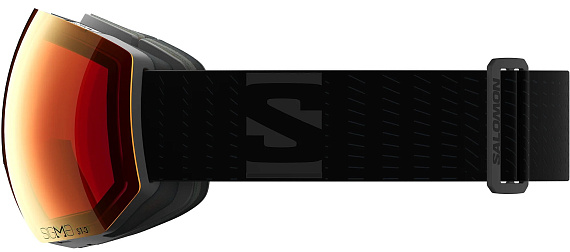 Горнолыжная маска Salomon Radium Pro Sigmaphoto Black/Poppy Red - Фото 4 большая
