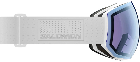 Горнолыжная маска Salomon Radium Pro Sigmaphoto White/Sky Blue - Фото 4 большая