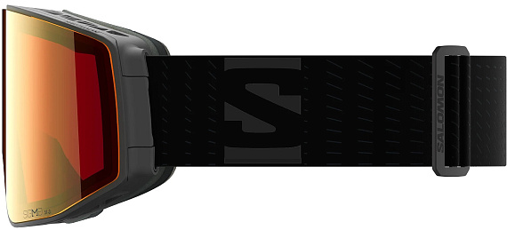 Горнолыжная маска Salomon Sentry Prime Sigmaphoto Black/Poppy Red - Фото 5 большая