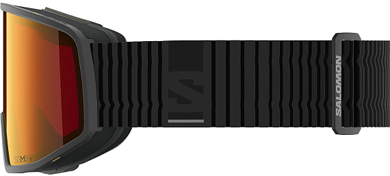 Горнолыжная маска Salomon Sentry Pro Sigma Black/Poppy Red - Фото 2 большая