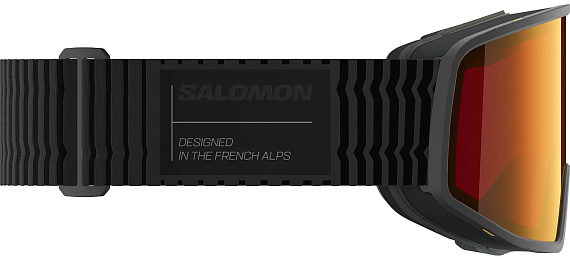 Горнолыжная маска Salomon Sentry Pro Sigma Black/Poppy Red - Фото 4 большая