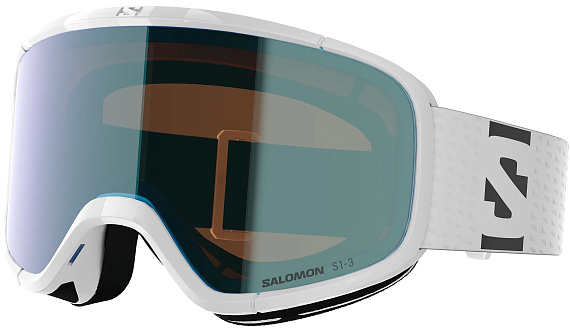 Горнолыжная маска Salomon Aksium 2.0 Photo White/Blue - Фото 1 большая