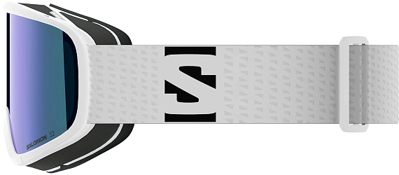 Горнолыжная маска Salomon Aksium 2.0 White/Mid Blue - Фото 2 большая