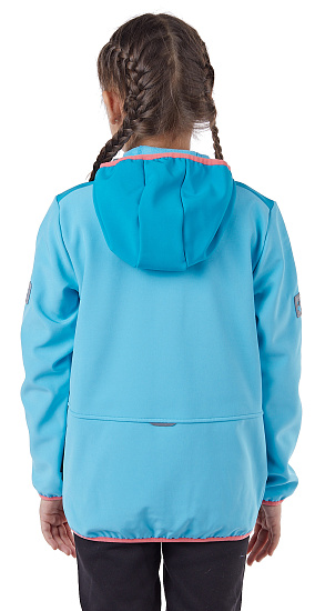 Куртка детская Jack Wolfskin Fourwinds Atoll Blue - Фото 6 большая