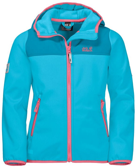 Куртка детская Jack Wolfskin Fourwinds Atoll Blue - Фото 1 большая