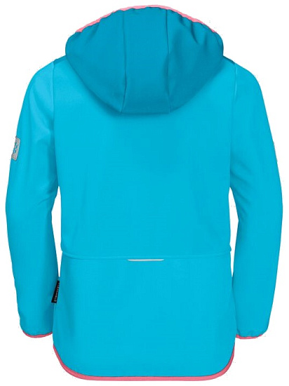 Куртка детская Jack Wolfskin Fourwinds Atoll Blue - Фото 2 большая
