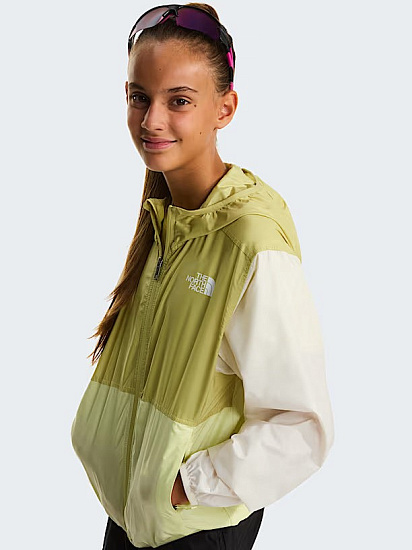 Куртка детская The North Face Tnf Cyclone Wind Lemon Mist/Pear/White Dune - Фото 8 большая