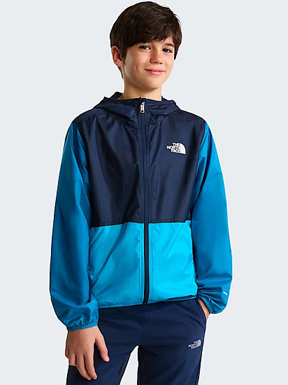 Куртка детская The North Face Tnf Cyclone Wind Meridian Blue/Dusk Blue/Summit Navy - Фото 3 большая
