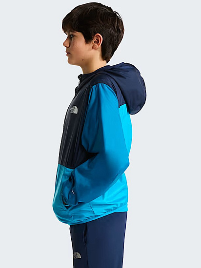 Куртка детская The North Face Tnf Cyclone Wind Meridian Blue/Dusk Blue/Summit Navy - Фото 5 большая