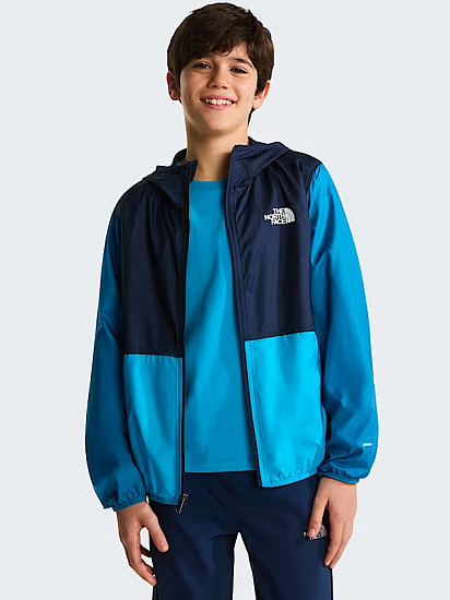 Куртка детская The North Face Tnf Cyclone Wind Meridian Blue/Dusk Blue/Summit Navy - Фото 7 большая