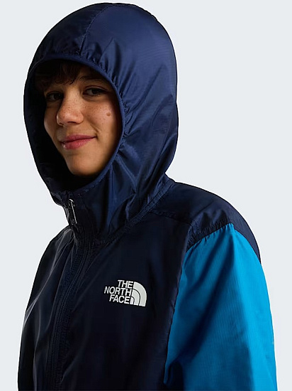Куртка детская The North Face Tnf Cyclone Wind Meridian Blue/Dusk Blue/Summit Navy - Фото 10 большая