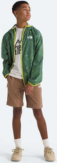 Куртка детская The North Face Tnf Cyclone Boys Wind Duck Green Tnf Topo Pri - Фото 4 большая