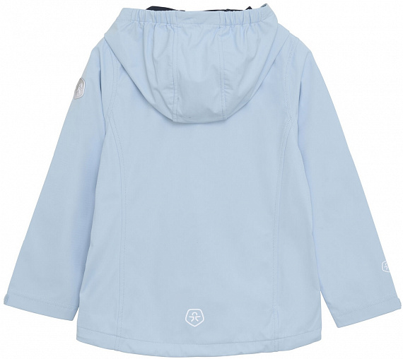 Куртка детская Color Kids Softshell Light weight Clear Sky - Фото 2 большая