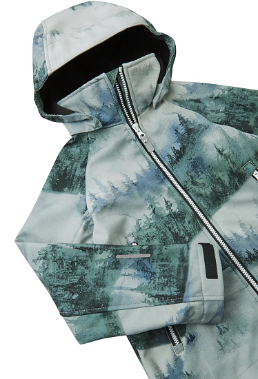 Куртка детская Reima Aitoo Greyish green - Фото 3 большая