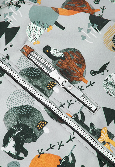 Куртка детская Reima Vantti Light grey - Фото 9 большая