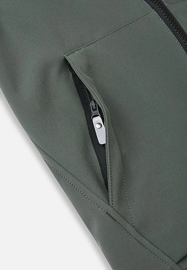 Куртка детская Reima Sipoo Thyme Green - Фото 5 большая