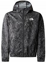 Куртка детская The North Face Never Stop Windwall Asphalt Grey/Bouldering Guide Print