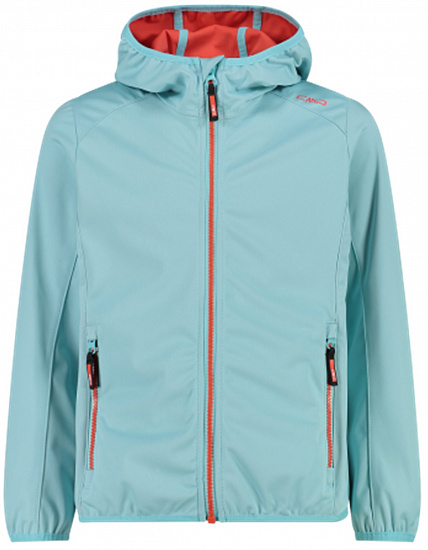 Куртка детская CMP Fix Hood 39A5115 Light Turquoise - Фото 1 большая