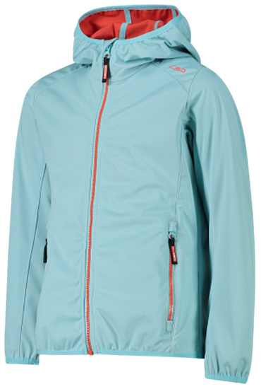Куртка детская CMP Fix Hood 39A5115 Light Turquoise - Фото 3 большая