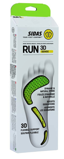 Стелька для бега Sidas 3D Run «Sense» - Фото 3 большая